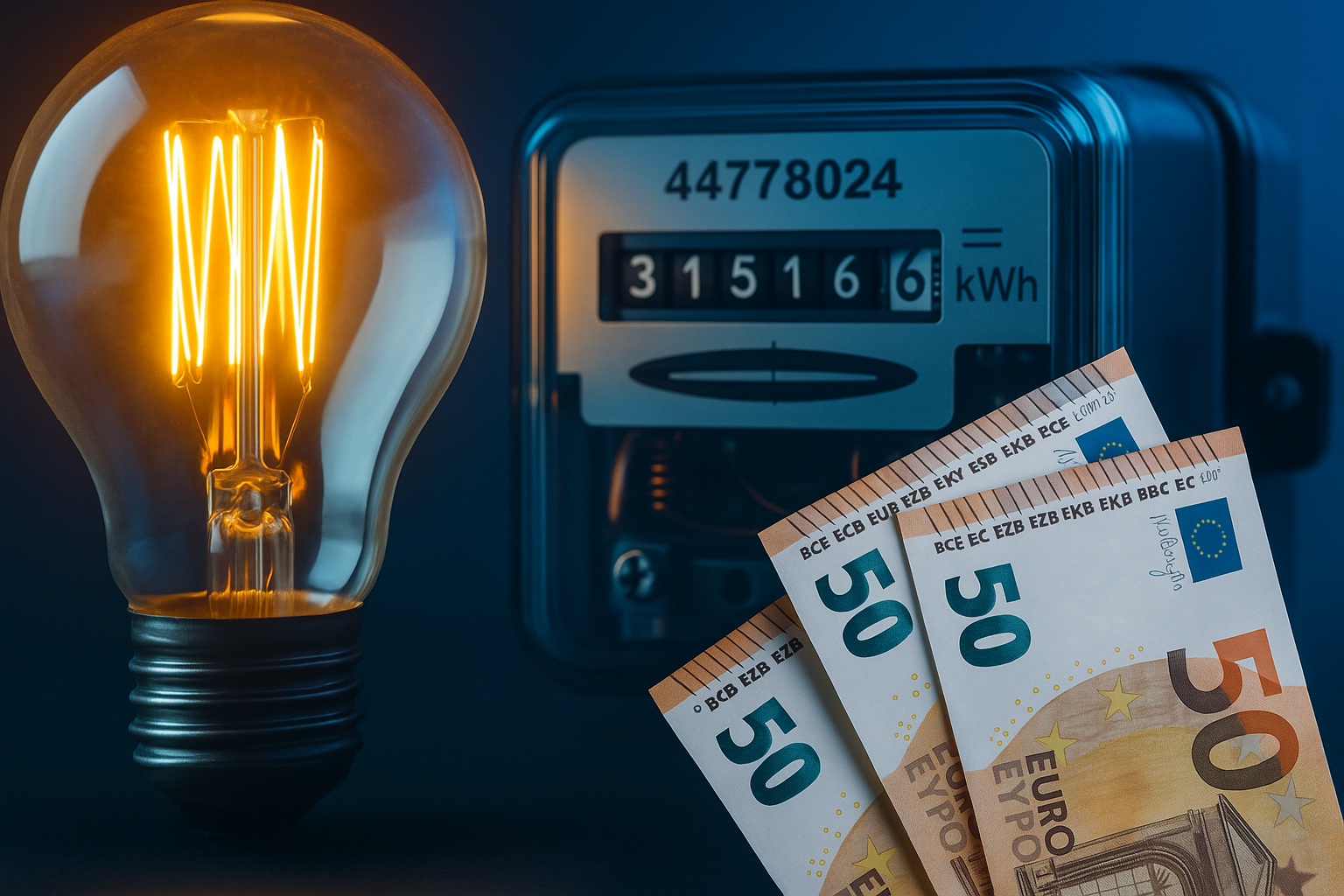 λογαριασμός ρεύματος – μετρητής kWh και κόστος ενέργειας